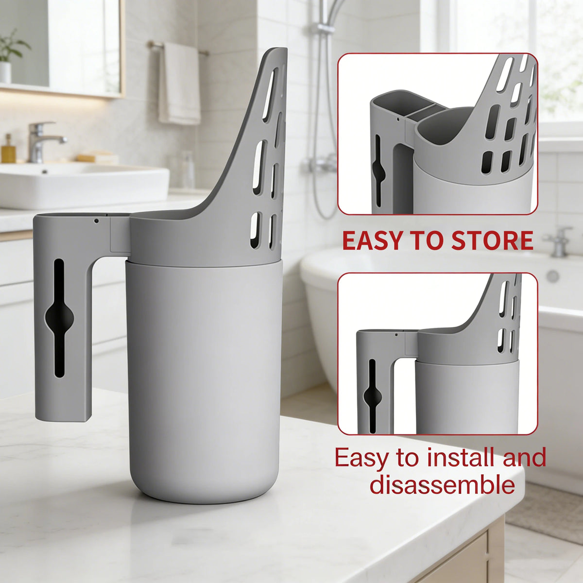 2-in-1 Cat Litter Scoop with Storage