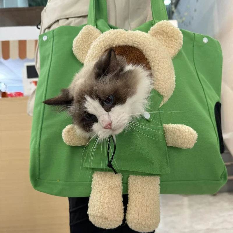 Breathable Pet Carrier Backpack with Adjustable Straps
