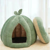 Lit pour chat en forme de citrouille d'Halloween