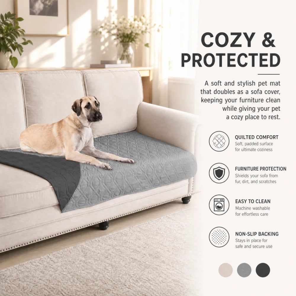 Waterproof Non-Slip Pet Mat for Sofa and Furniture Protection