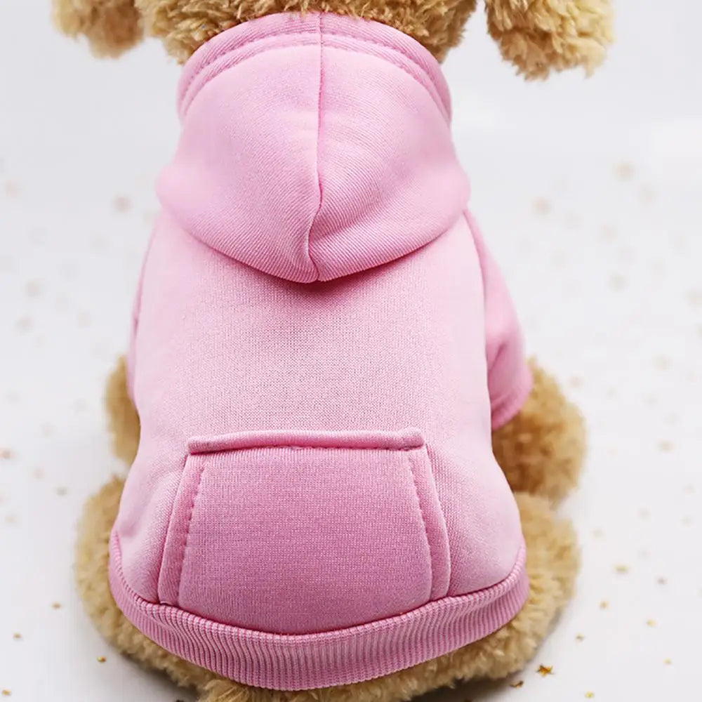 Cozy Hooded Dog Sweatshirt with Pocket