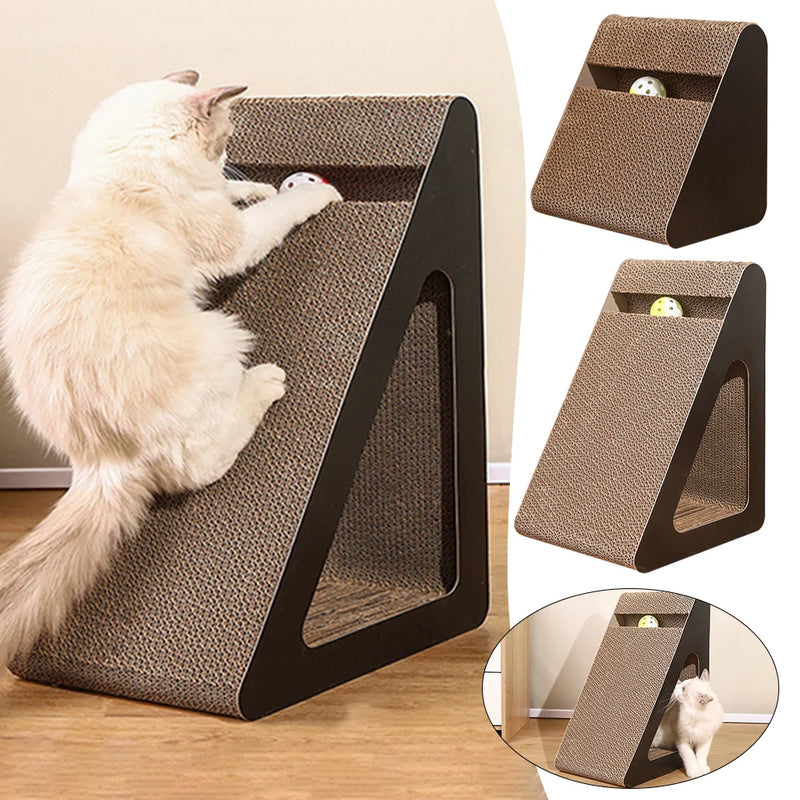 Griffoir interactif pour chat avec balle rotative