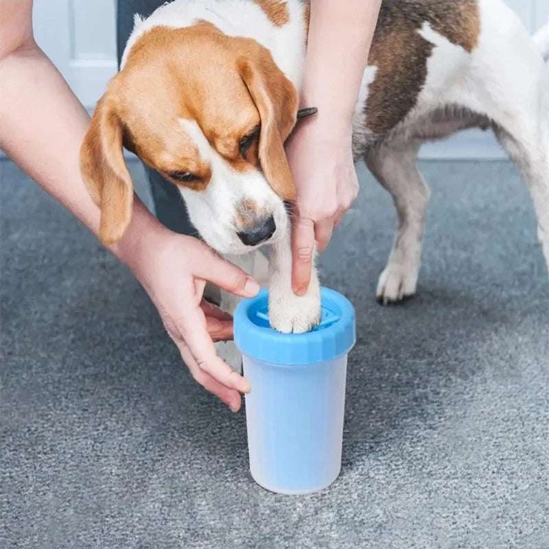 Pet Paw Cleaner Cup with Soft Bristles