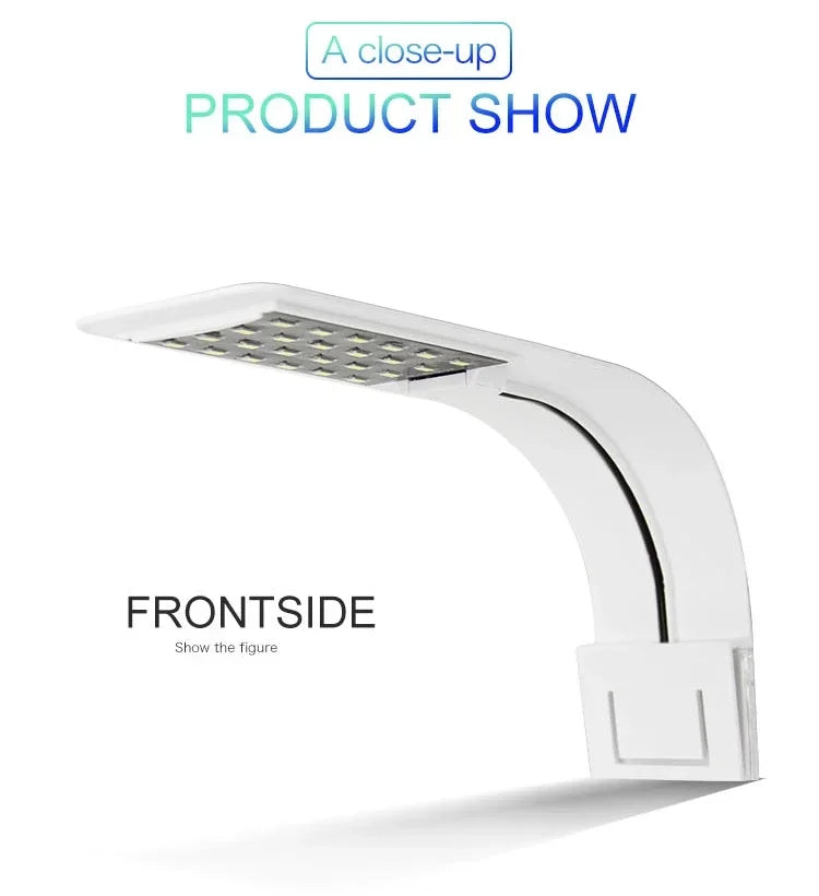 Ultra Thin LED Aquarium Light Clip-On 5W 10W 15W
