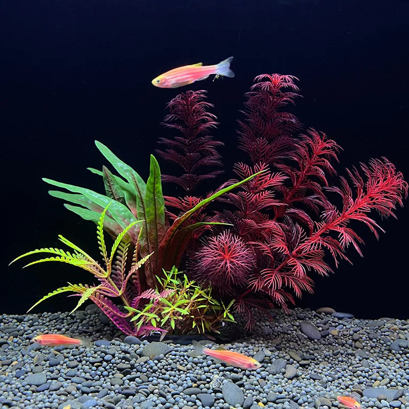 Realistic Artificial Aquarium Plants for Fish Tank Décor