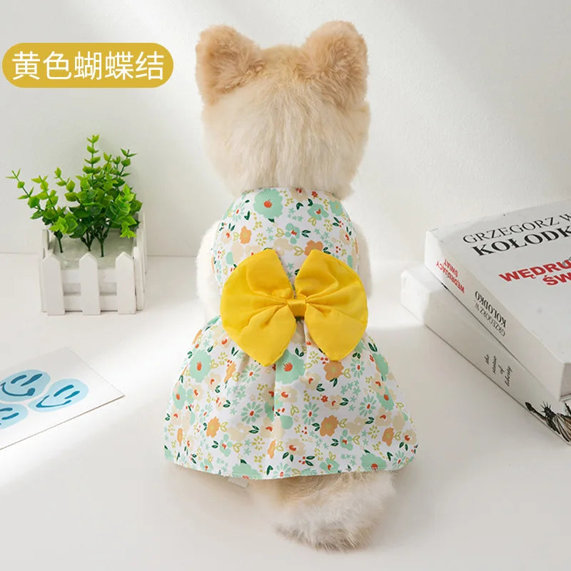 Flower Princess Dress for Small Dogs