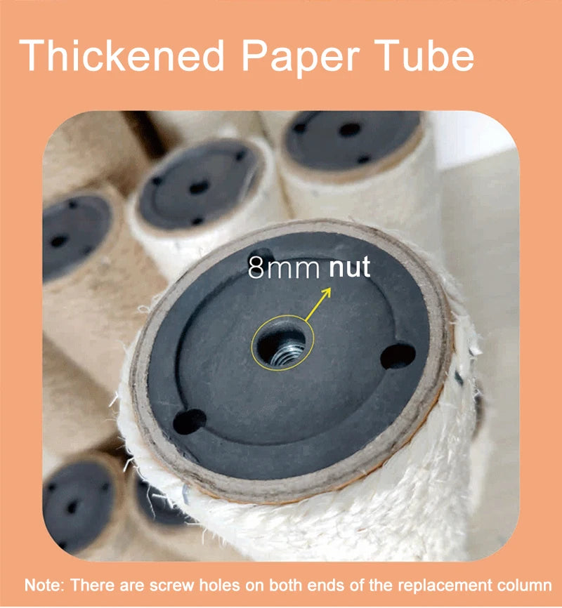 Cat Scratching Post for Cat Tree and Climbing Frame