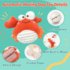 Interactive Crab Plush Toy with Motion-Activated Ball for Dogs
