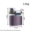Airtight Pet Food Storage Container with Measuring Cup