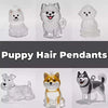 Cartoon Dog Transparent Acrylic Keychain