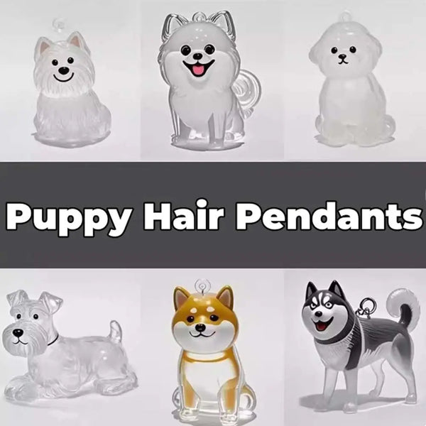 Cartoon Dog Transparent Acrylic Keychain