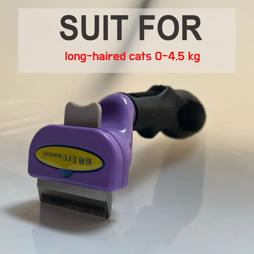 Pet Deshedding Brush for Dogs and Cats – Removes Loose Fur and Tangles