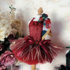 Sequin Princess Dress with Crystal Bow for Small & Medium Dogs