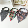 Boho Floral Print Cotton Triangle Hair Bandanas