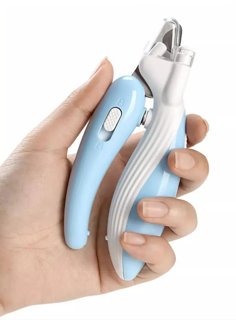 LED Pet Nail Clippers with Safety Lock for Dogs and Cats