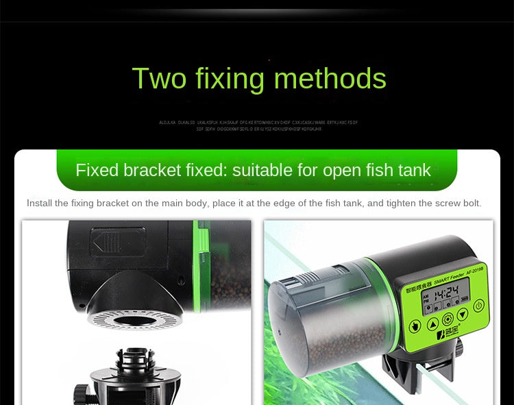 Automatic Fish Tank Feeder with Timed Dispense