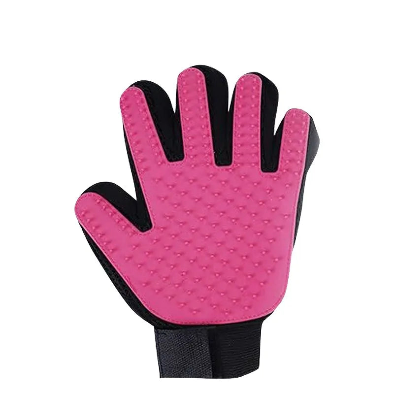 Gants de toilettage pour animaux avec peigne intégré