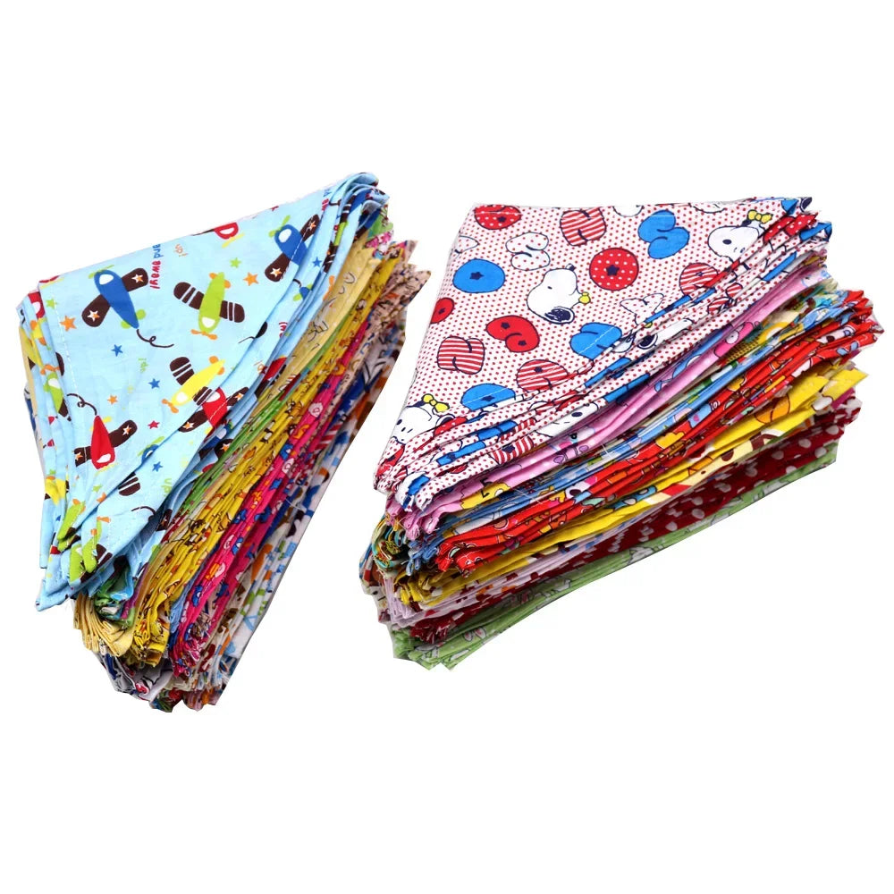 Colorful Cotton Dog Bandanas for All Breeds