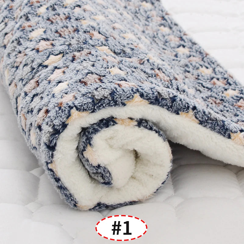 Coussin de Fleece Doux pour Animaux & Garniture de Cage