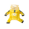 Small Dog Full-Body Raincoat with 4-Leg Coverage