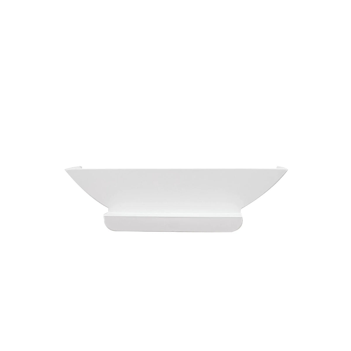 A white plastic cat litter system replacement parts kit with a shallow, elongated tray.