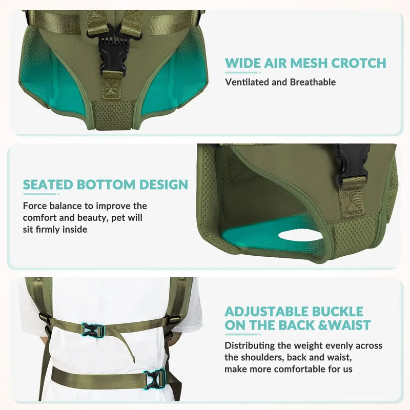 Pet Carrier Backpack for Dogs and Cats