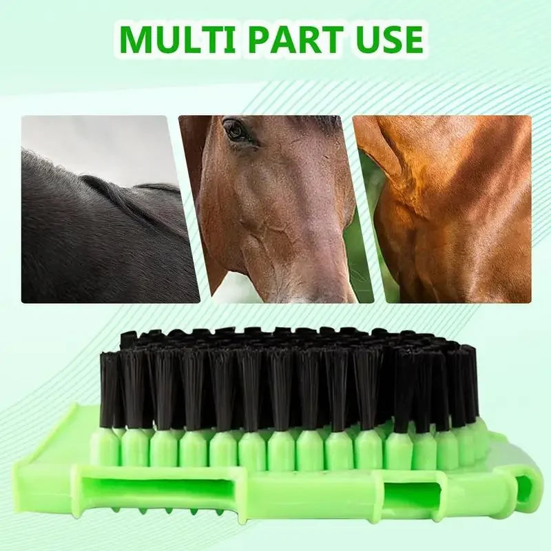 Gant de Toilettage pour Chevaux à Double Face