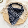 Bohemian Paisley Print Triangle Head Scarf