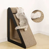 2-in-1 Cat Scratcher with Rotating Ball