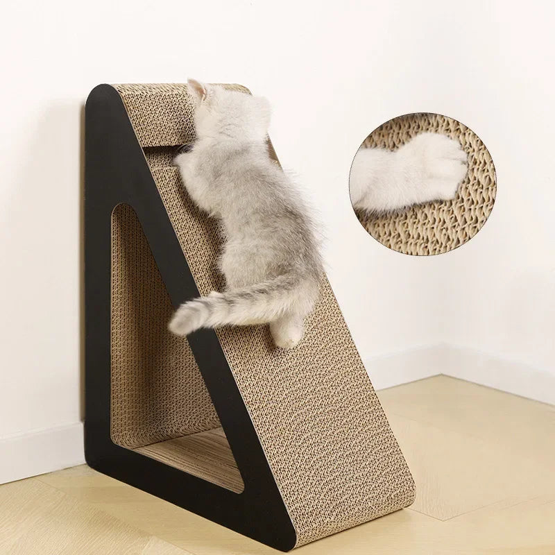 2-in-1 Cat Scratcher with Rotating Ball