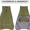 Windproof Waterproof Dog Vest with Reflective Strips and Adjustable Harness