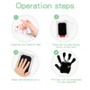 Non-Toxic Baby Handprint & Footprint Ink Pad Kit for Family Keepsakes