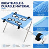 Foldable Pet Grooming Hammock Stand with Breathable Mesh