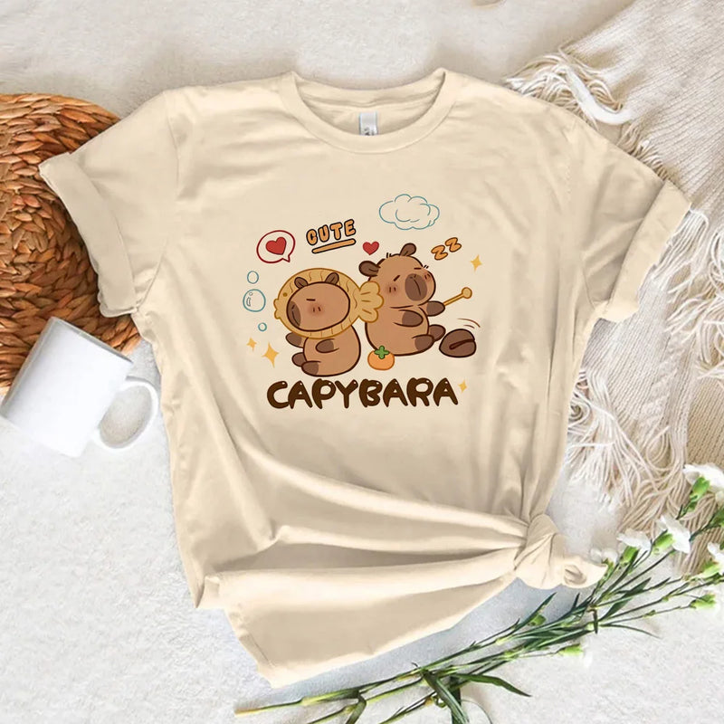 Camiseta Gráfica de Capibara