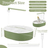 Electric Circulating Bird Bath with Adjustable Water Flow