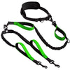 Hands-Free Double Dog Leash for Two Dogs – Padded Handles & Reflective Stitching for Medium and Large Breeds