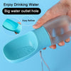 Botella de Agua Portátil para Mascotas con Bol Integrado