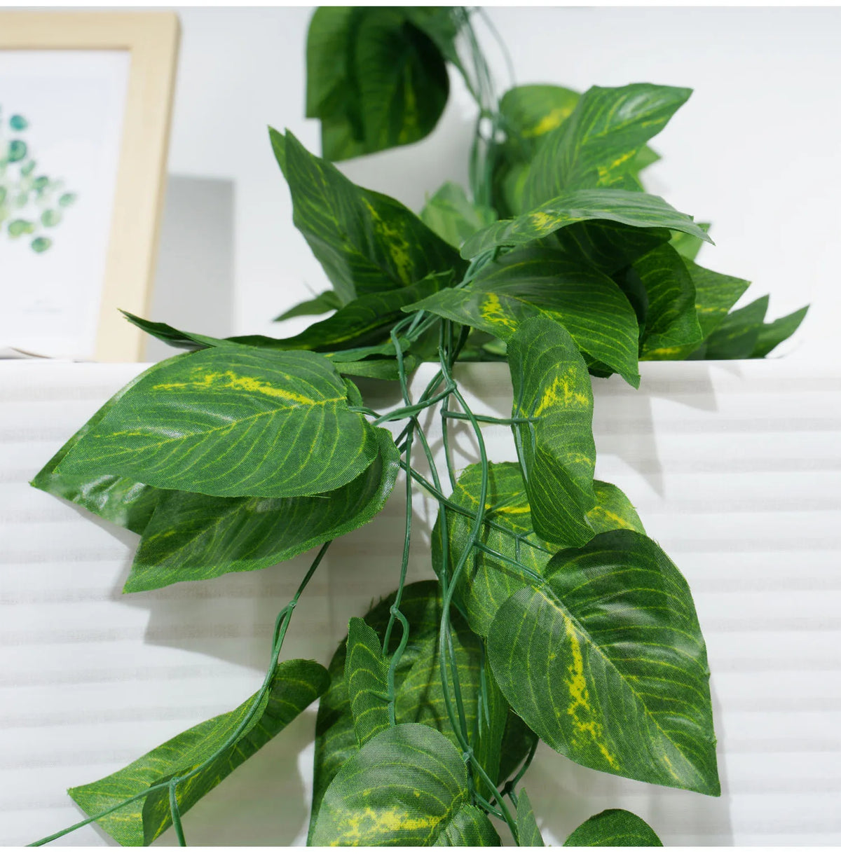 Artificial Ivy Vine Garland – 2.3m Hanging Silk Leaf Decor
