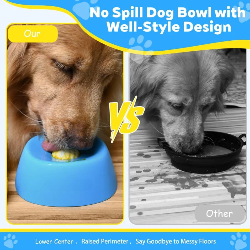 Non-Slip Pet Licking Bowl for Slow Feeding and Treats