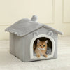 Maison-lit pliable pour chats et petits chiens