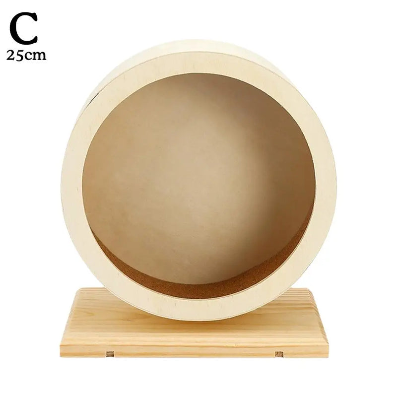 Golden Bear Wooden Hamster Running Wheel