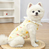 Lace Collar Dog Vest with D-Ring Summer Pet Shirt