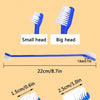 Long-Handle Double-Head Pet Toothbrush Set for Dogs and Cats
