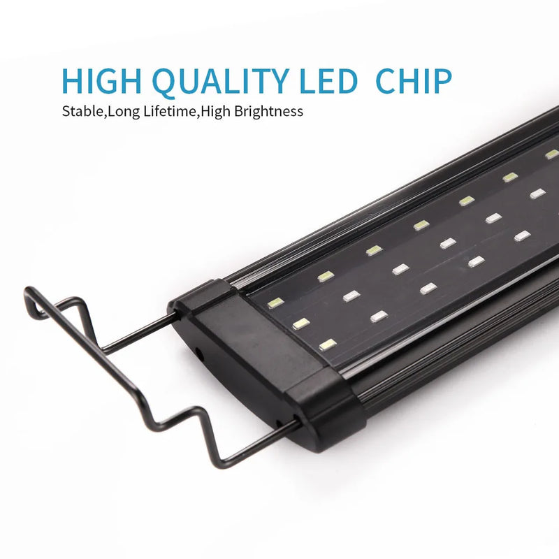 Ultra Slim Aquarium LED Light Clip Lamp RGB 31-120cm