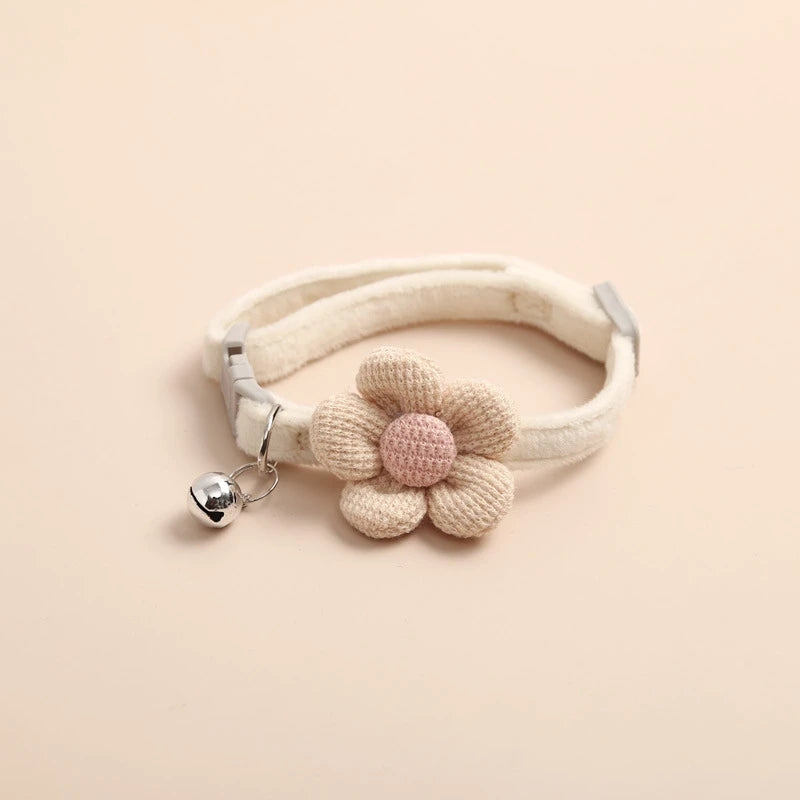 Verstellbares Katzenhalsband mit Glocke und Schleife