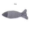 Interactive Linen Fish Cat Toy - Bite-Resistant & Dental Chew Plush