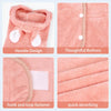 Adjustable Hooded Pet Bathrobe – Quick-Dry Microfiber Dog & Cat Towel