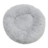 Cozy Plush Round Pet Bed for Dogs and Cats