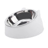 Ergonomic Stainless Steel Pet Food Bowl with Tilted Design