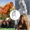 Mors en cuir PU ajustable pour cheval